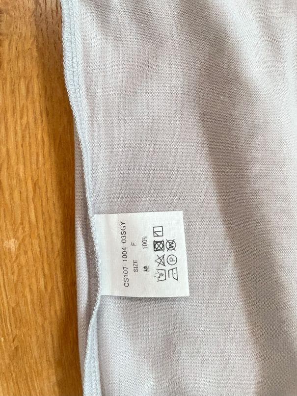 【新品】HUIS in house SUVIN COTTON 半袖ポロカットソー