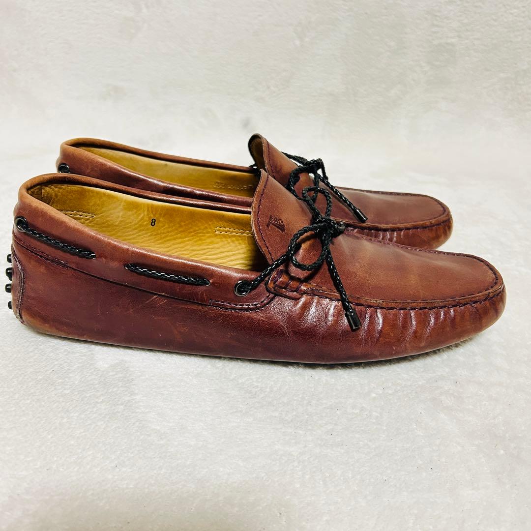 TOD’S トッズ ゴンミーニ Gommino ドライビングシューズ レザー