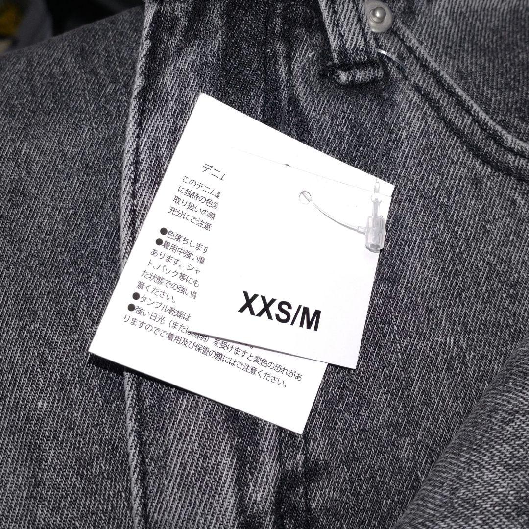 【XXS/M/ash-gray】2g2c　新品タグ付 TWWデニム