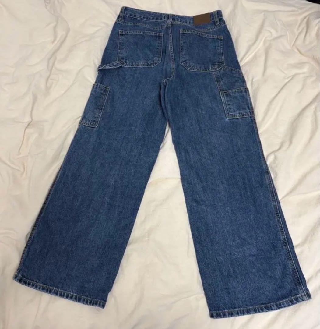 【美品】CANAL JEAN El mar ペインターデニムパンツ Mサイズ