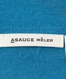 ASAUCE MELER ヤクアルパカ ブロックチェック シャギーストール