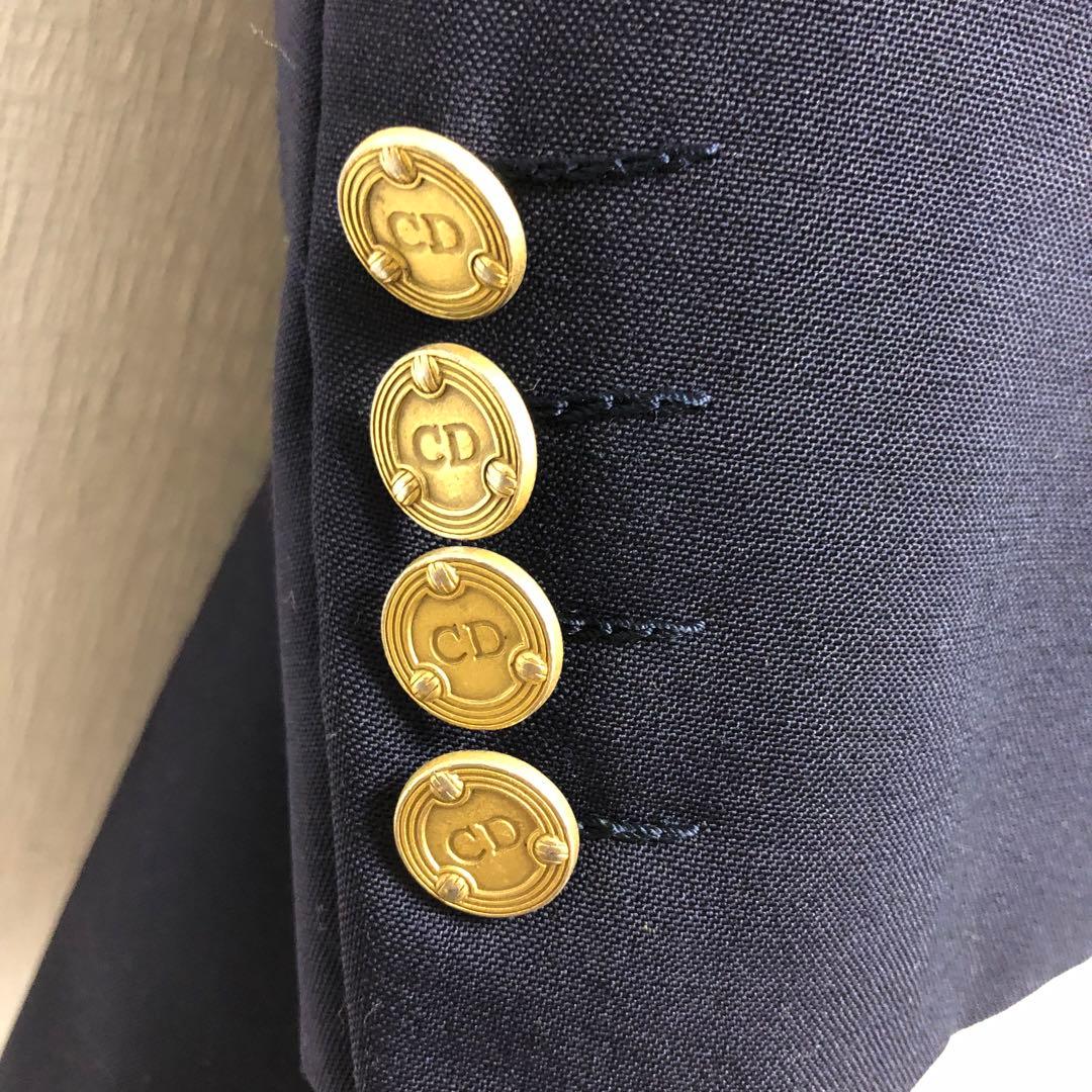Christian Dior モヘヤ ウール テーラードジャケット 金釦