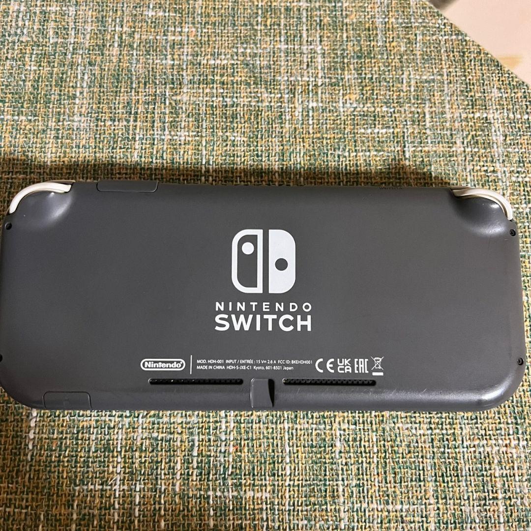 ジャンク品 Nintendo Switchライト グレー※箱無し