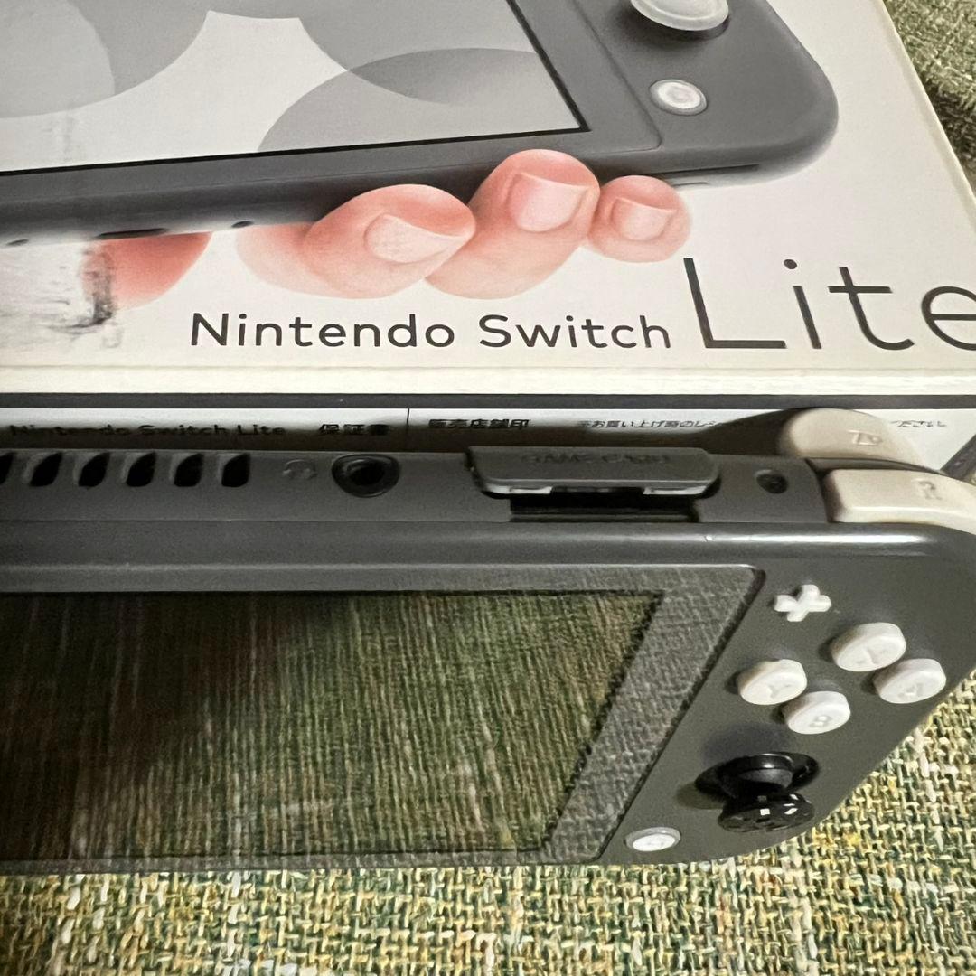 ジャンク品 Nintendo Switchライト グレー※箱無し