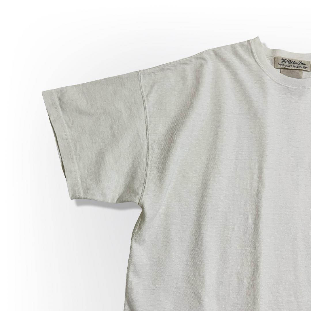 レミレリーフ ブリーフィング コラボ Tシャツ 異素材ポケット ビッグサイズ