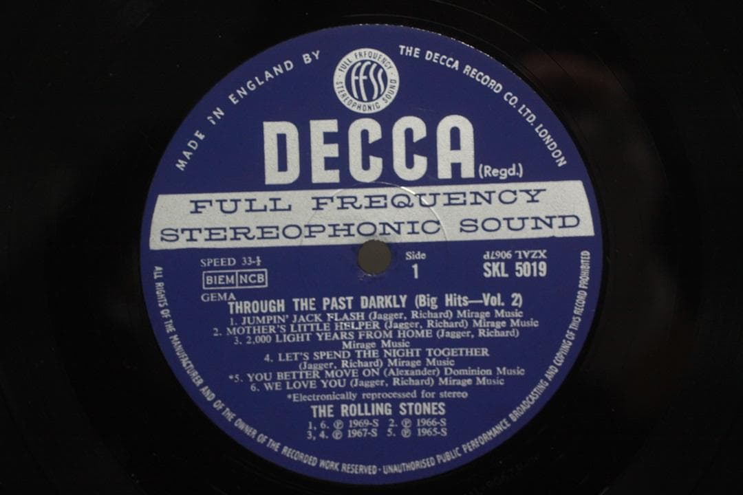 Rolling Stones Through the Past, Darkly英