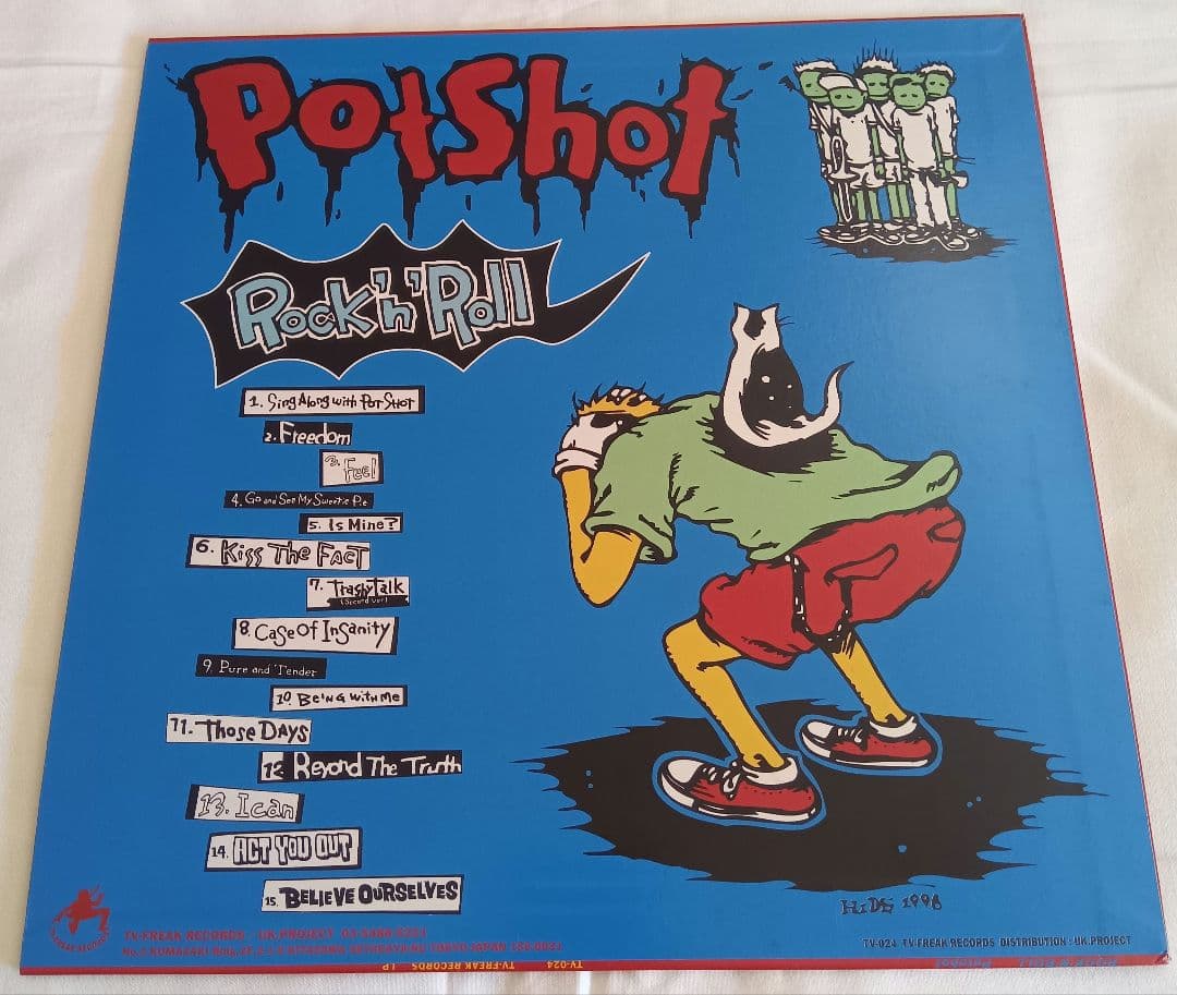 未使用　potshot　ポットショット　レコード　Tシャツ