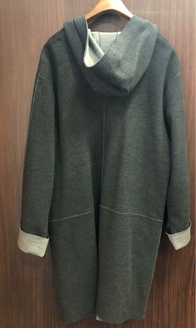 フォクシー　foxey 超希少　リバーシブルウールコート　グレー2色