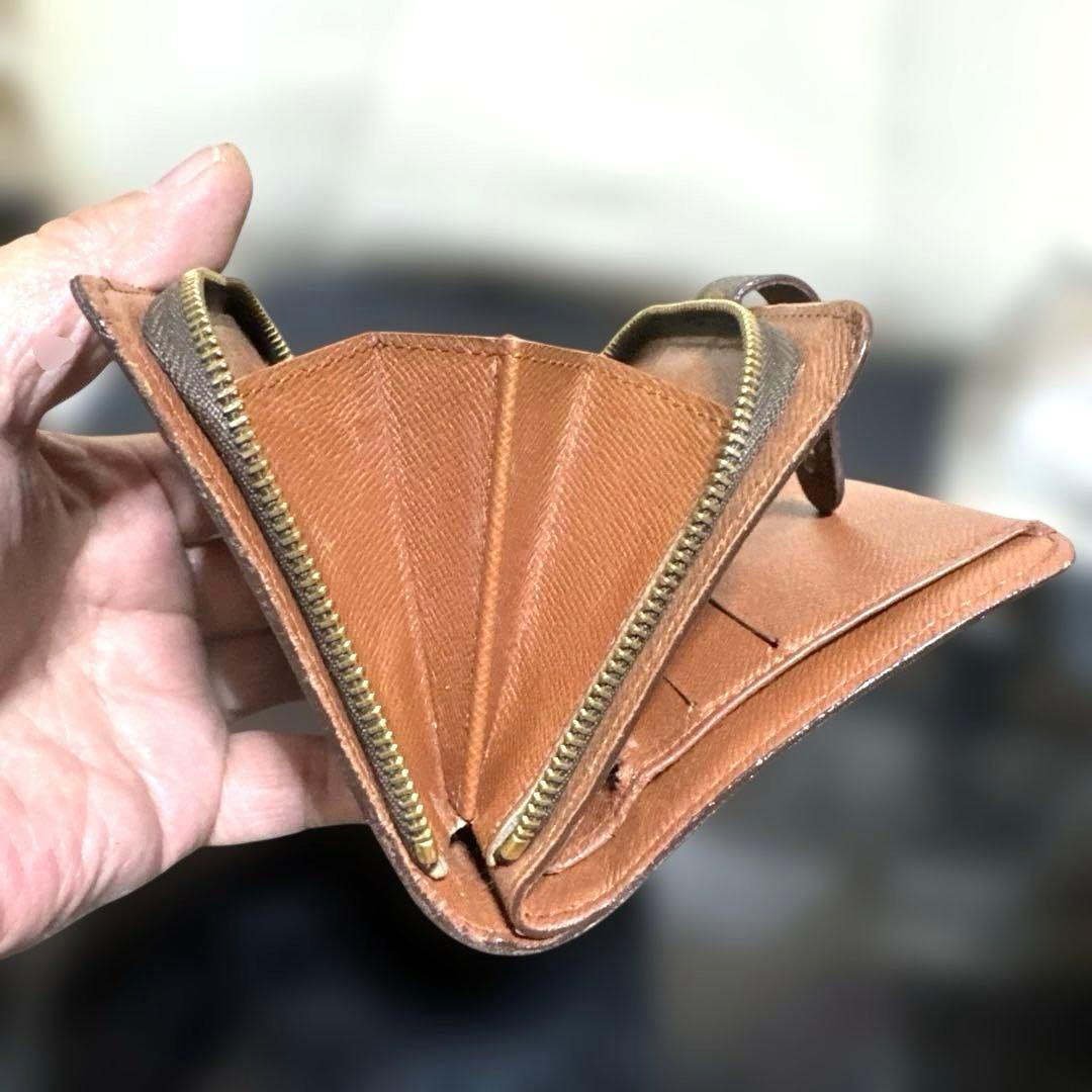 ③☆良品☆モノグラム♪コンパクトジップ 折り財布