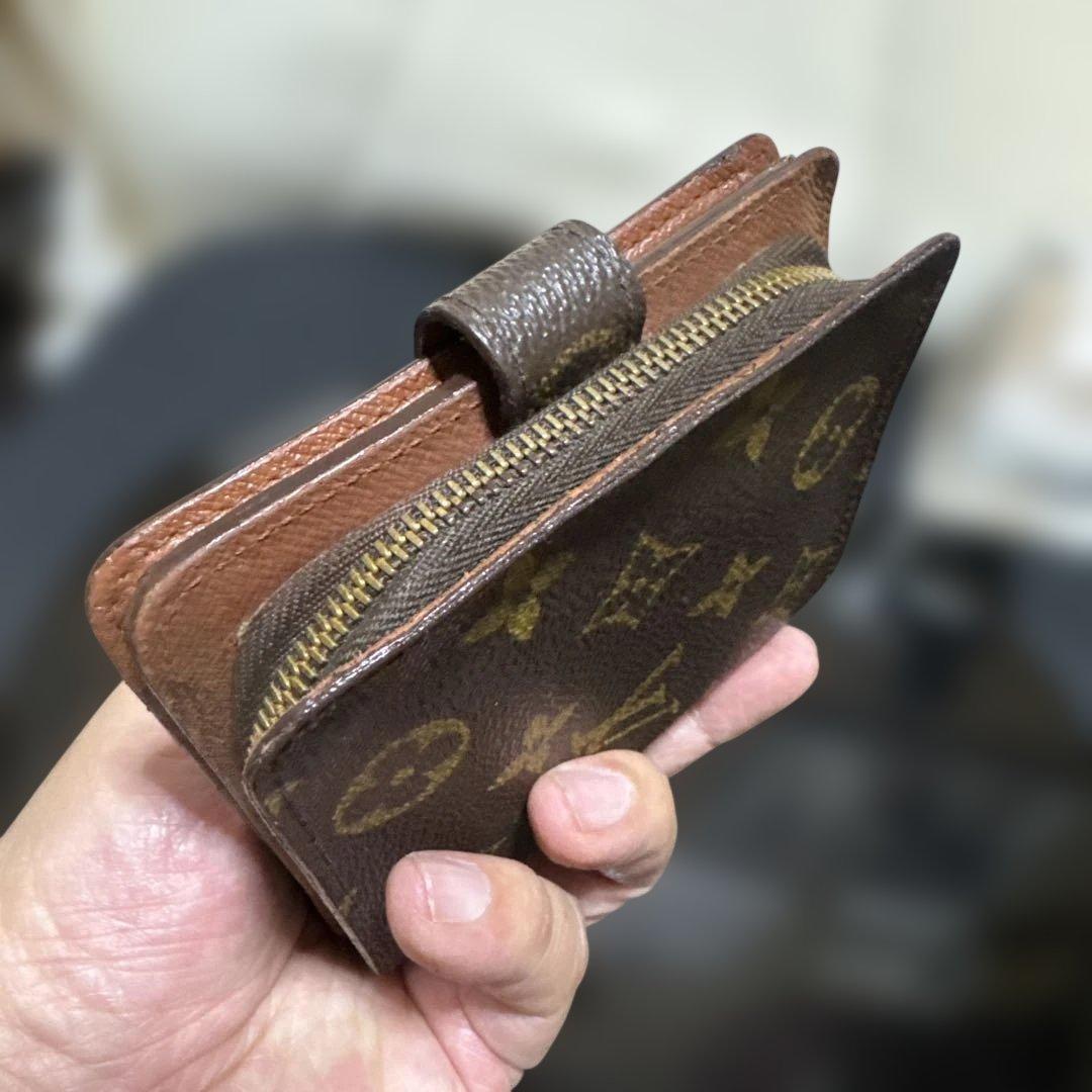 ③☆良品☆モノグラム♪コンパクトジップ 折り財布
