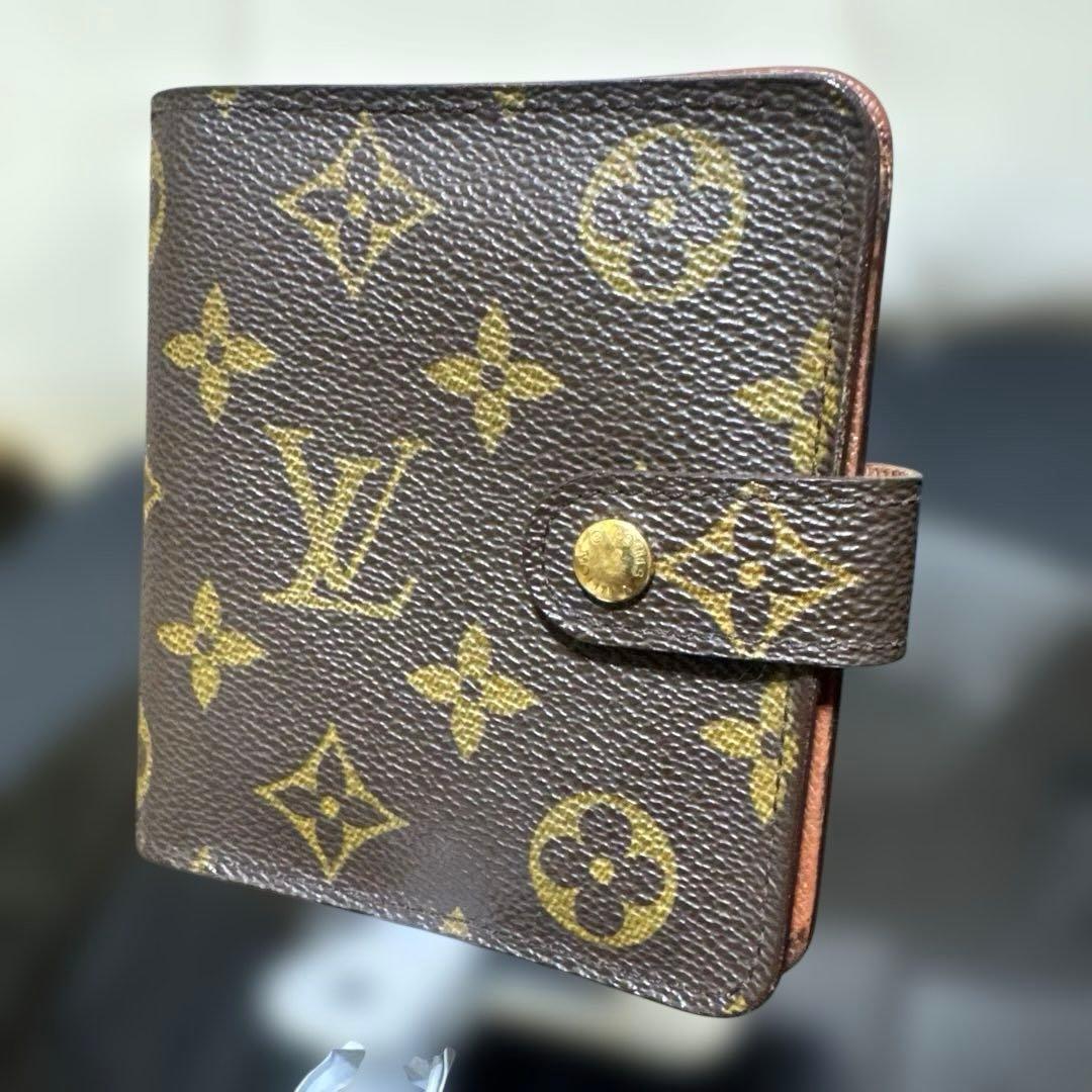 ③☆良品☆モノグラム♪コンパクトジップ 折り財布