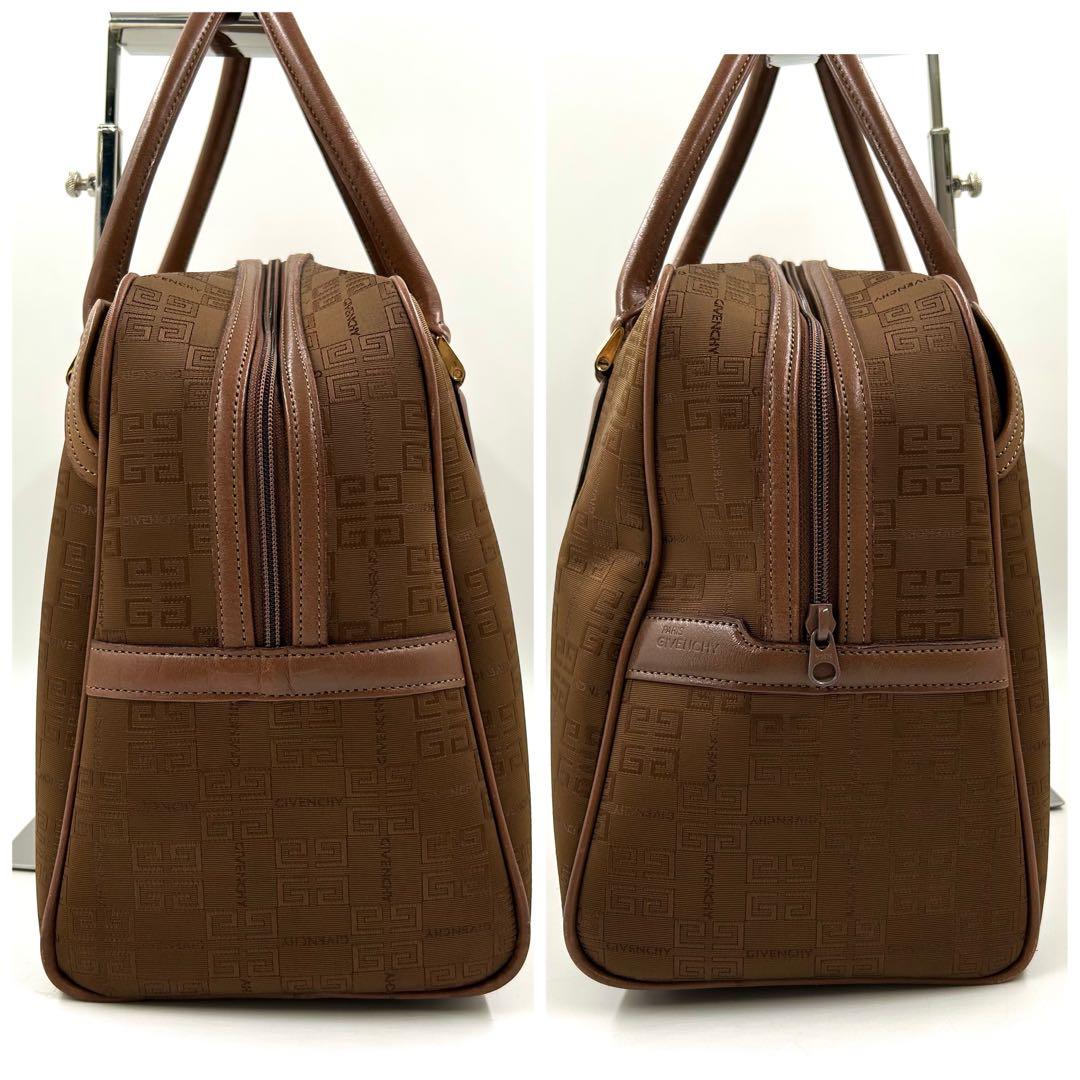 GIVENCHY 569 ジバンシー ボストンバッグ キャンバス レザー