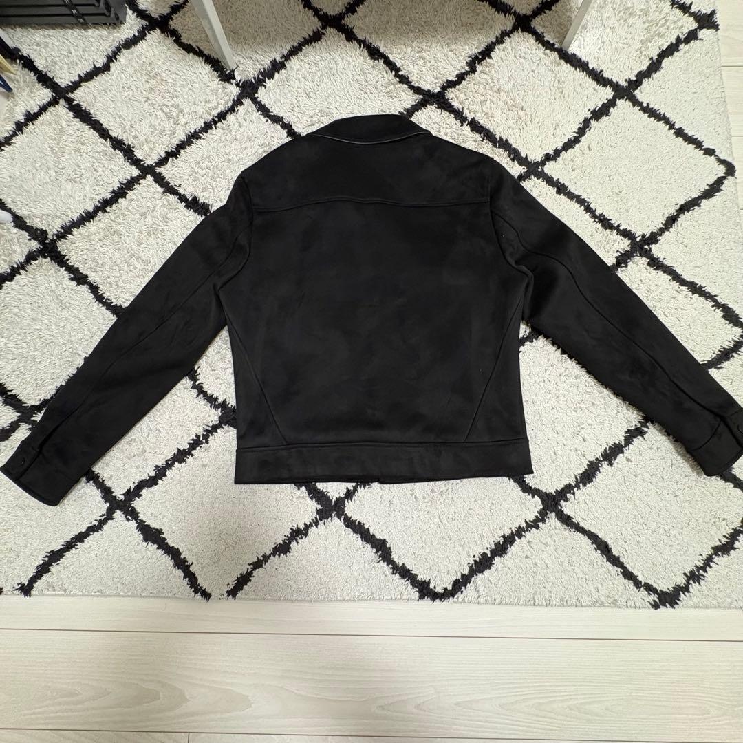 ZARA ブラック　フェイクスウェードジャケット M