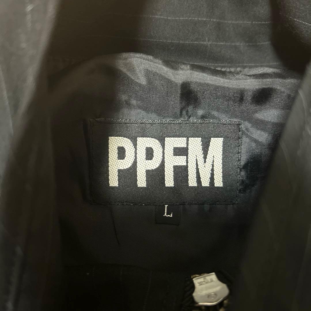 00s Y2K PPFM ハの字ライダース ダブルジップブル ギミック L
