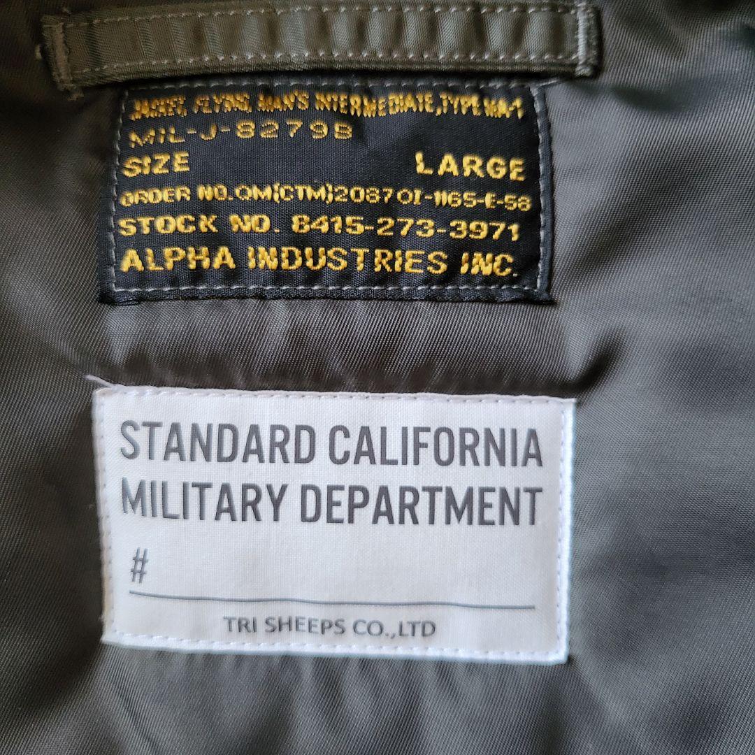 STANDARDCALIFORNIA×ALPHA MA-1 Size-L