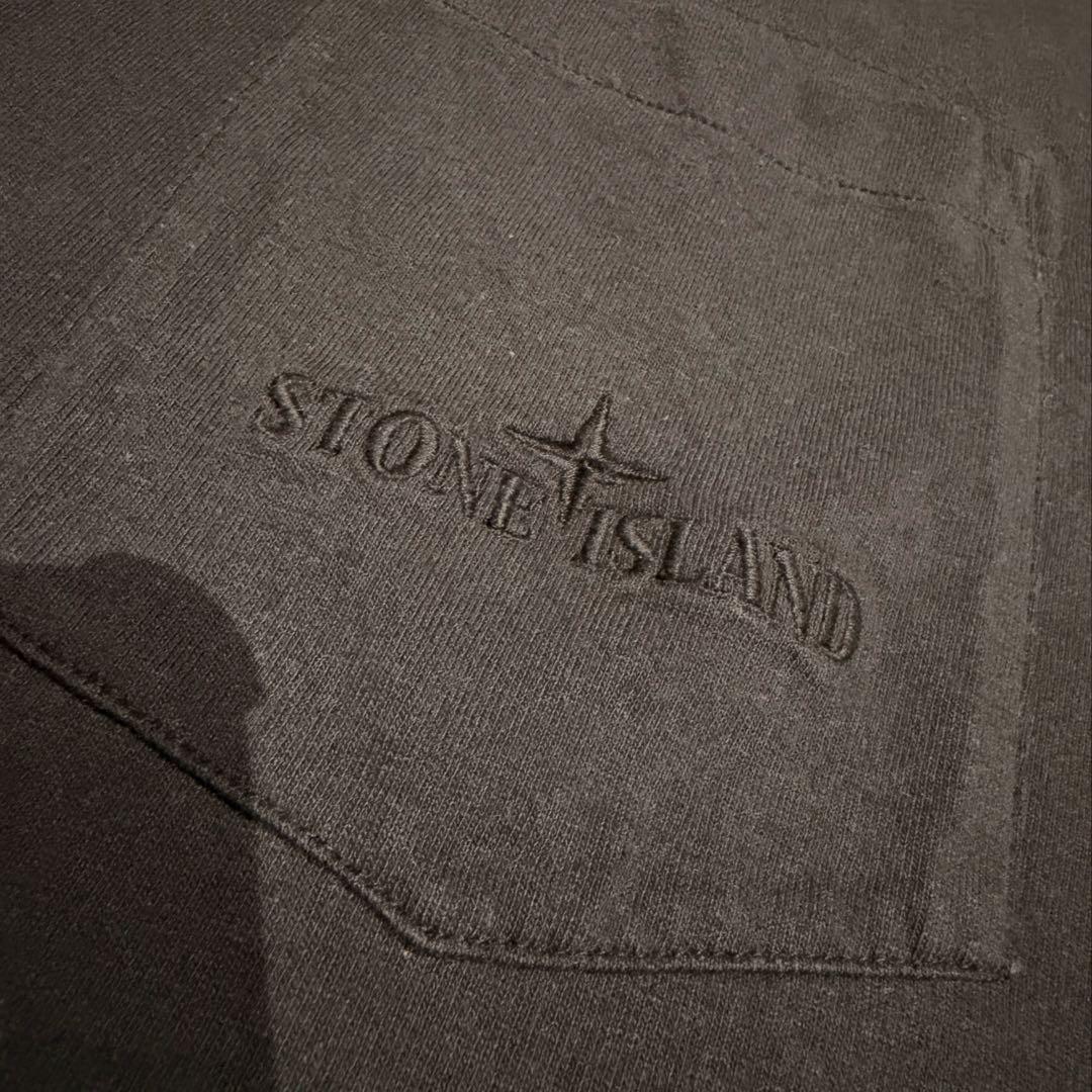 STONE  ロングスリーブ Tシャツ　ブラック