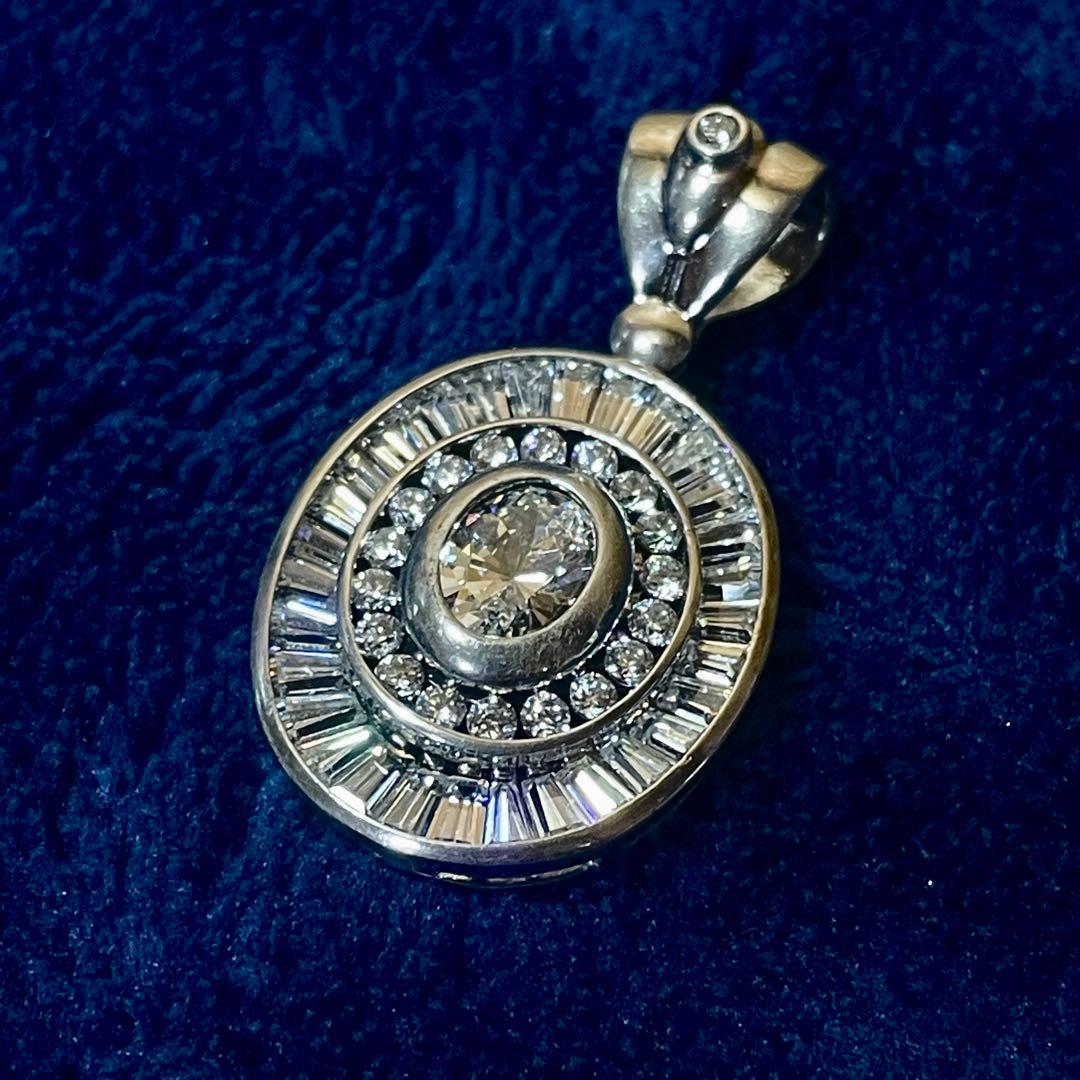ペンダントネックレス　シルバー９２５ ＣＺ　アバランチ