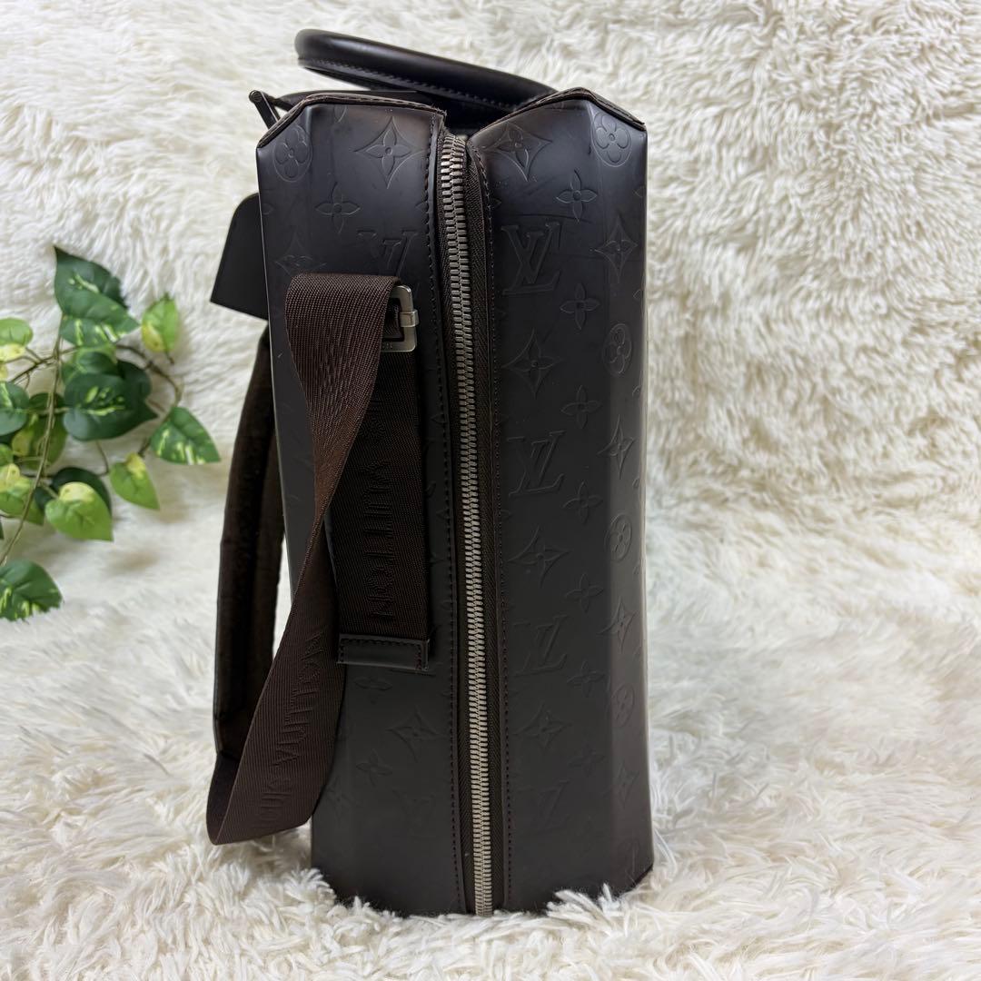 ルイヴィトン モノグラム グラセ リッキー 2way ビジネスバッグ 旅行鞄 茶