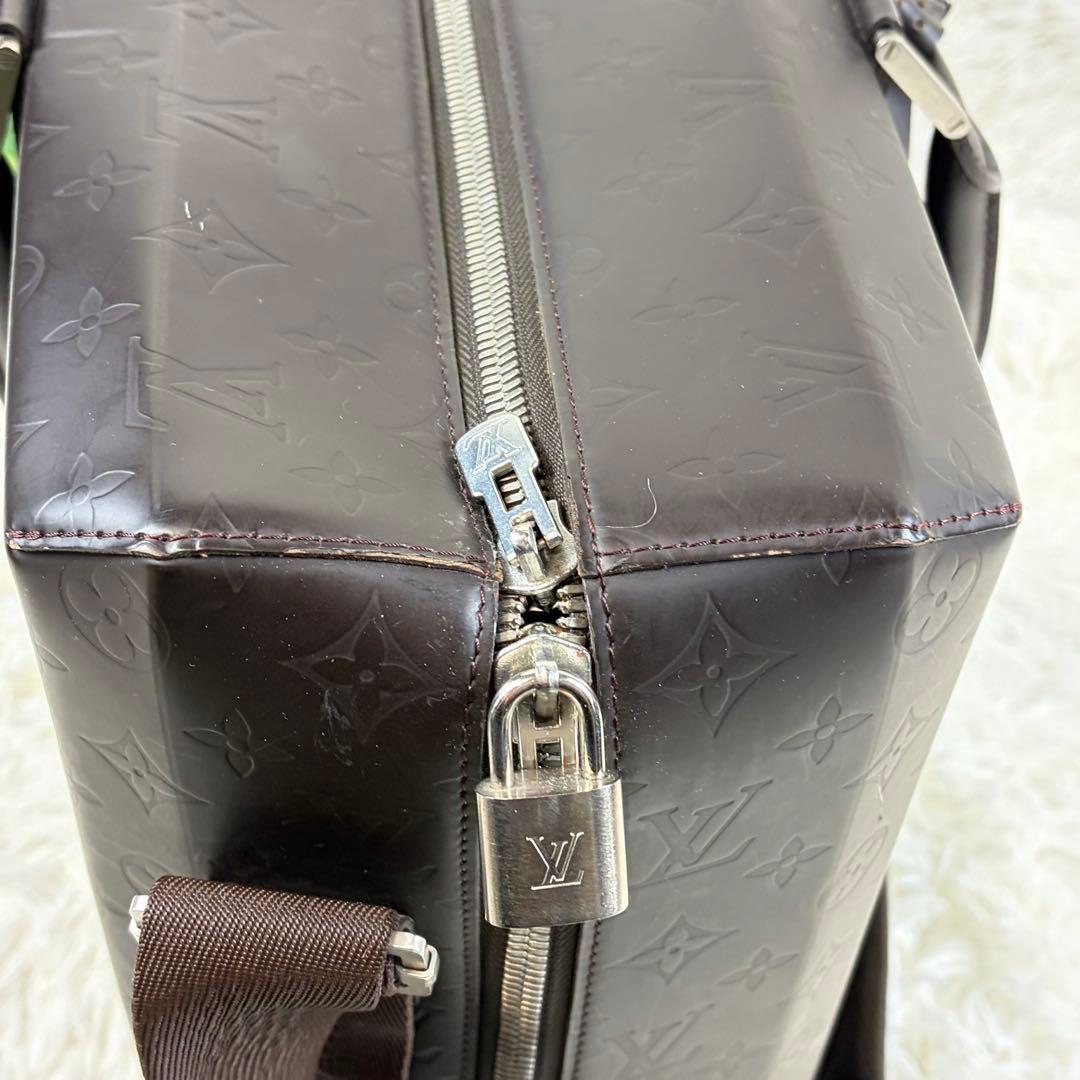 ルイヴィトン モノグラム グラセ リッキー 2way ビジネスバッグ 旅行鞄 茶