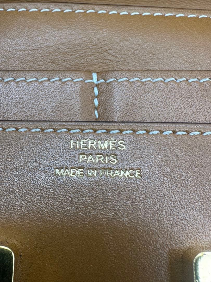 エルメス　コンスタンスコンパクト　タデラクト　ゴールド&ゴールド金具