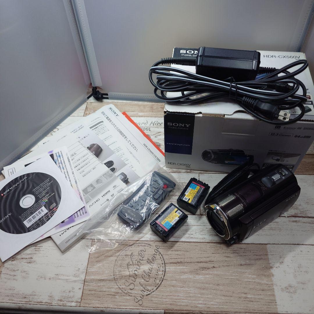 SONY HDR-CX560V ハンディカム　ビデオカメラ