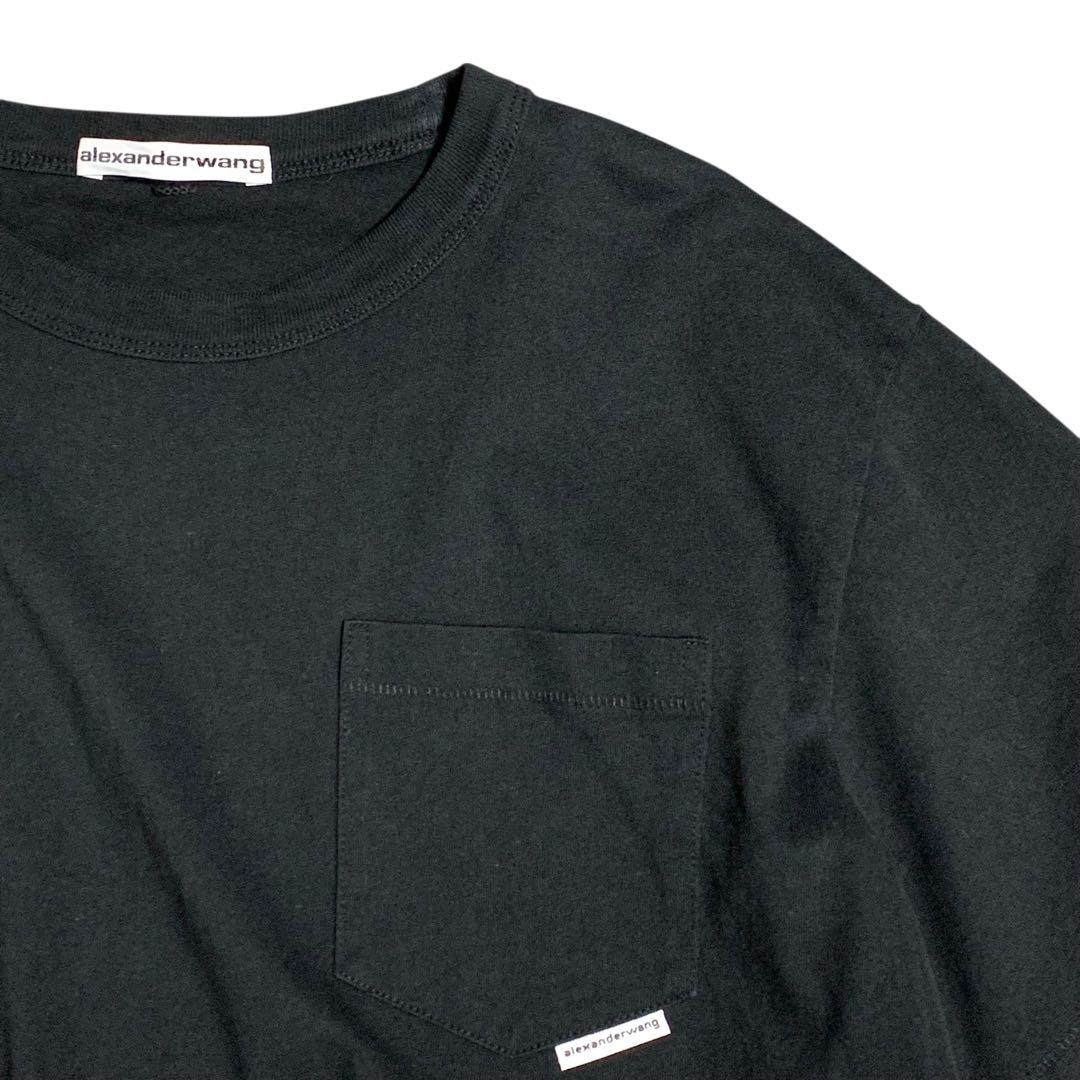 alexanderwang クロップドTシャツ ブラック【XS】半袖