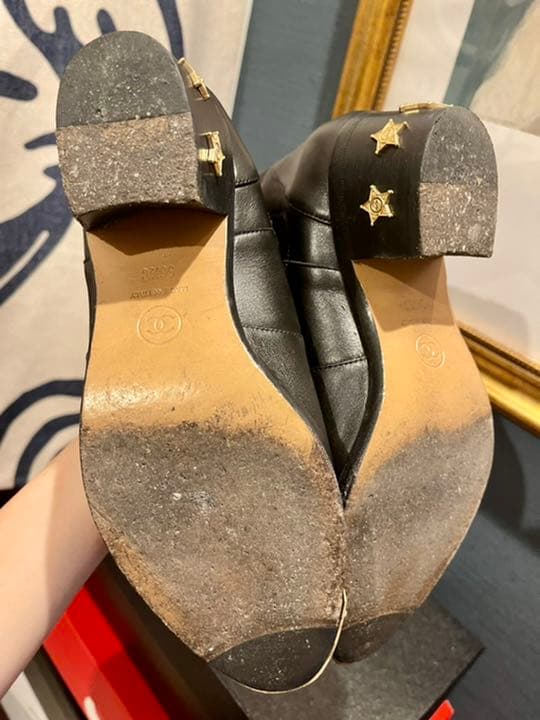 Chanel シャネル ココマーク ブーツ