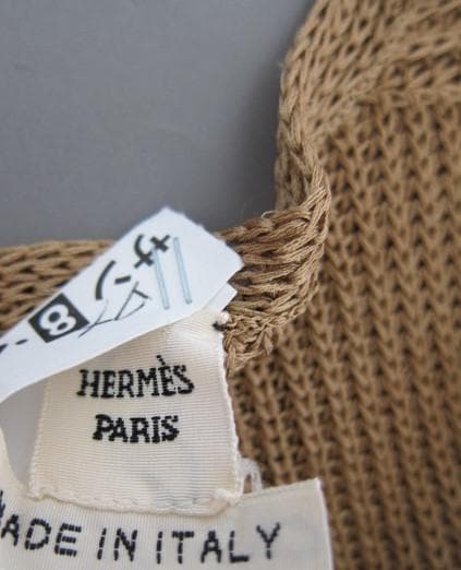 HERMES エルメス　レーヨンブレンドアンサンブルツイン　サマーニット