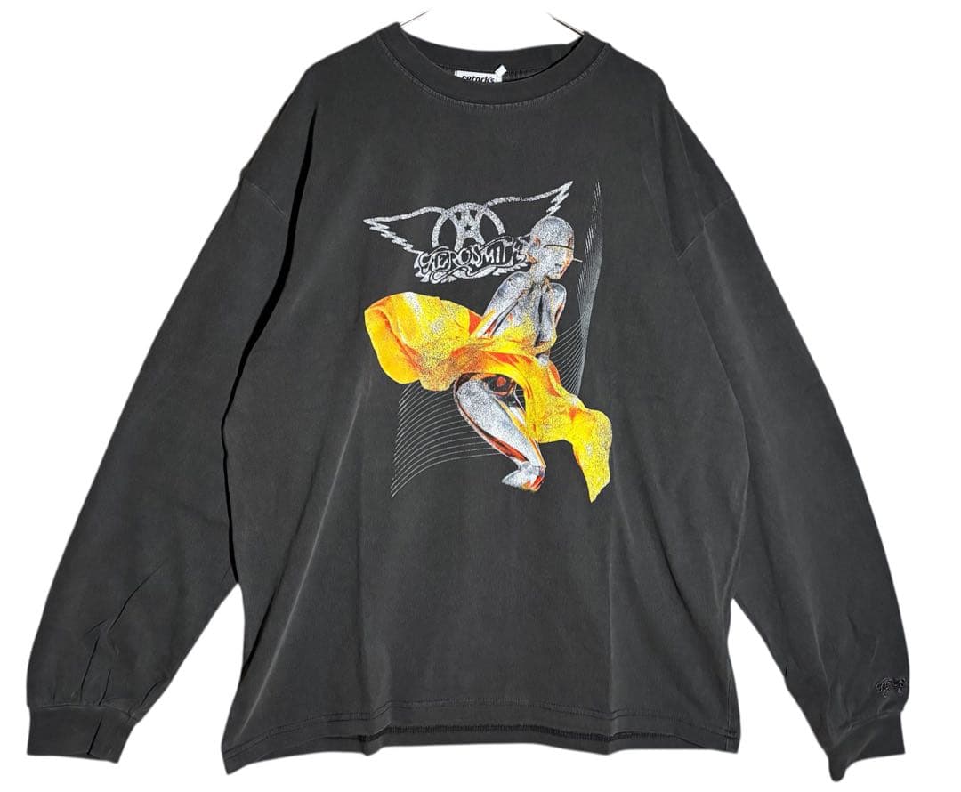 【激レア】エアロスミス ロンT XL相当バンドTシャツ バンドロングTシャツ新品