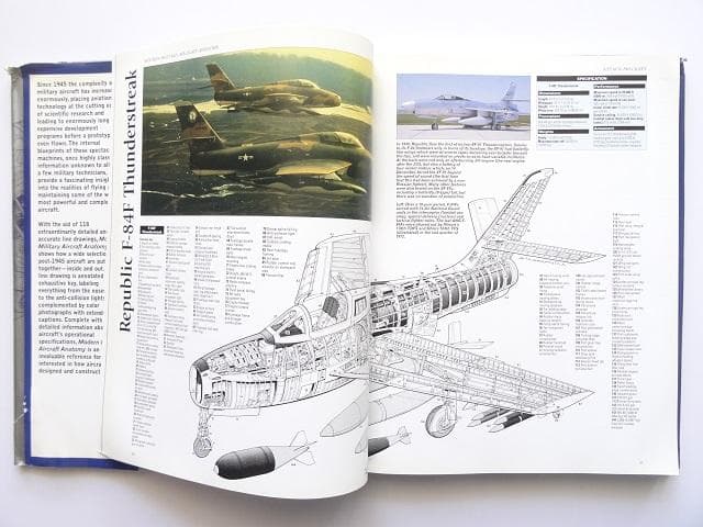 洋書◆軍用機のスケルトン図写真集 本 ミリタリー 飛行機 戦闘機