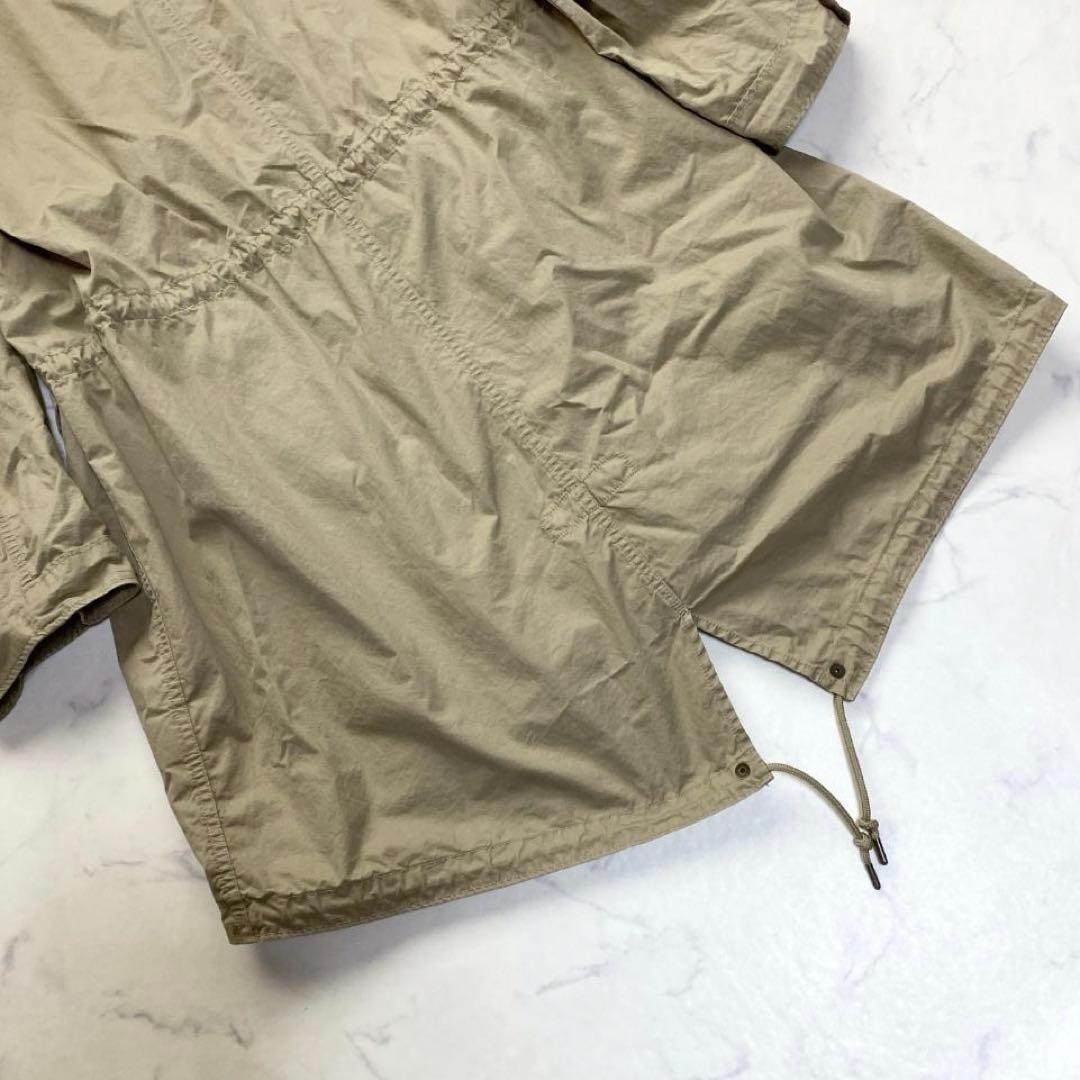美品✨ウィムガゼット 24SS ミリタリーコート ロング丈 コットン F カーキ