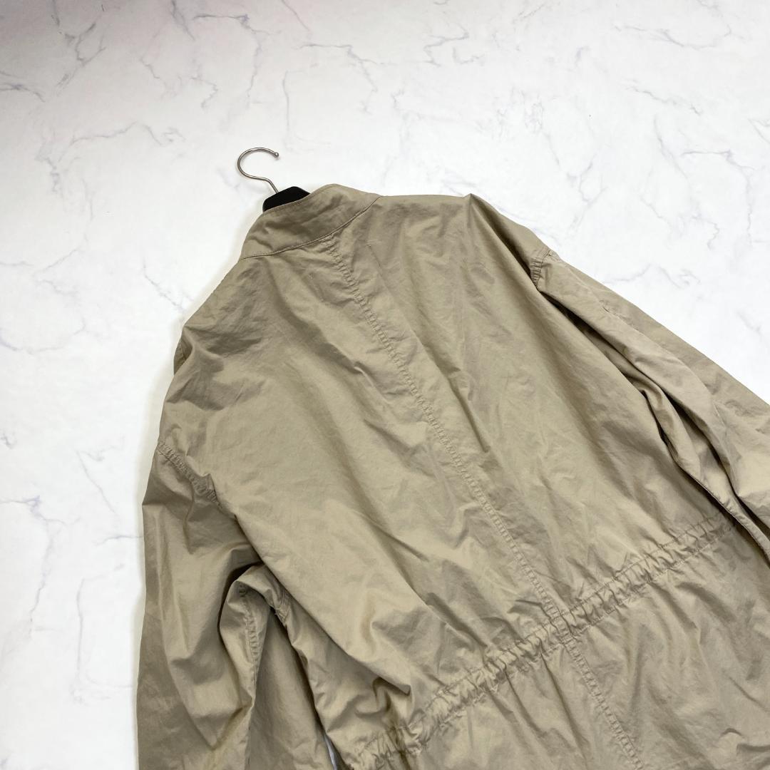 美品✨ウィムガゼット 24SS ミリタリーコート ロング丈 コットン F カーキ