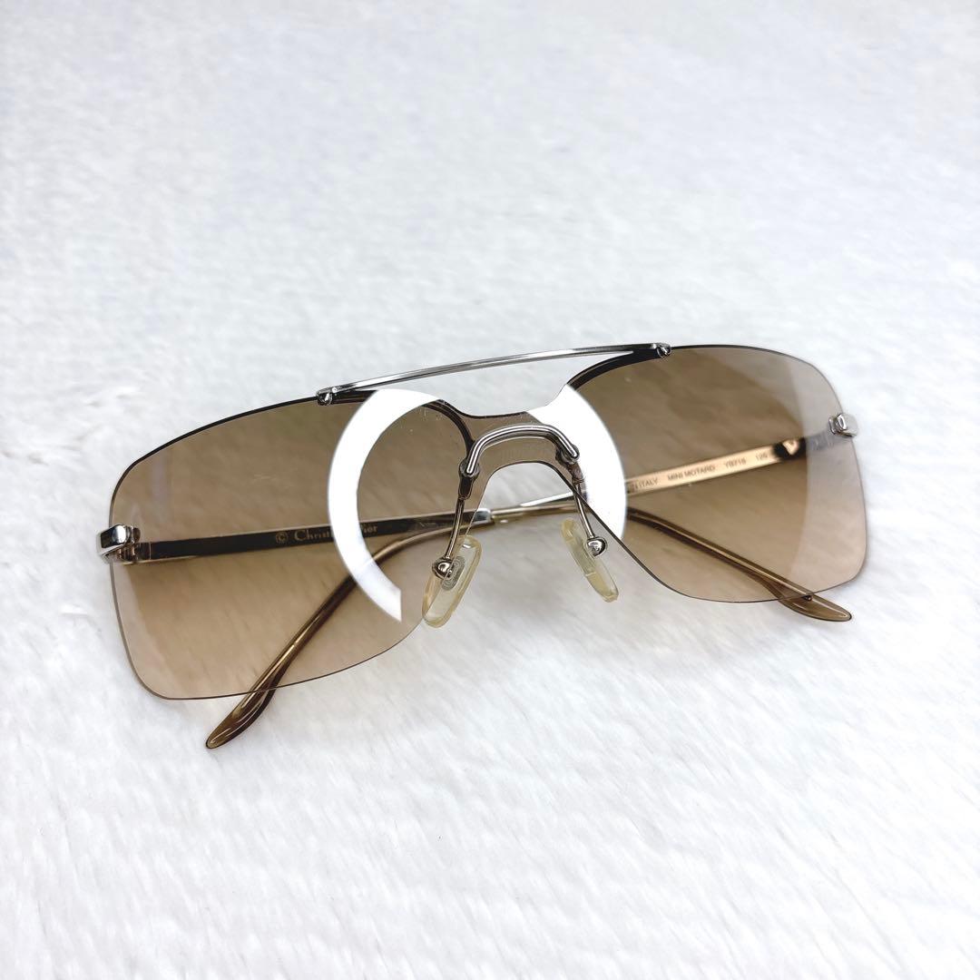 小物 Christian Dior Rimless Sunglasses Y2K