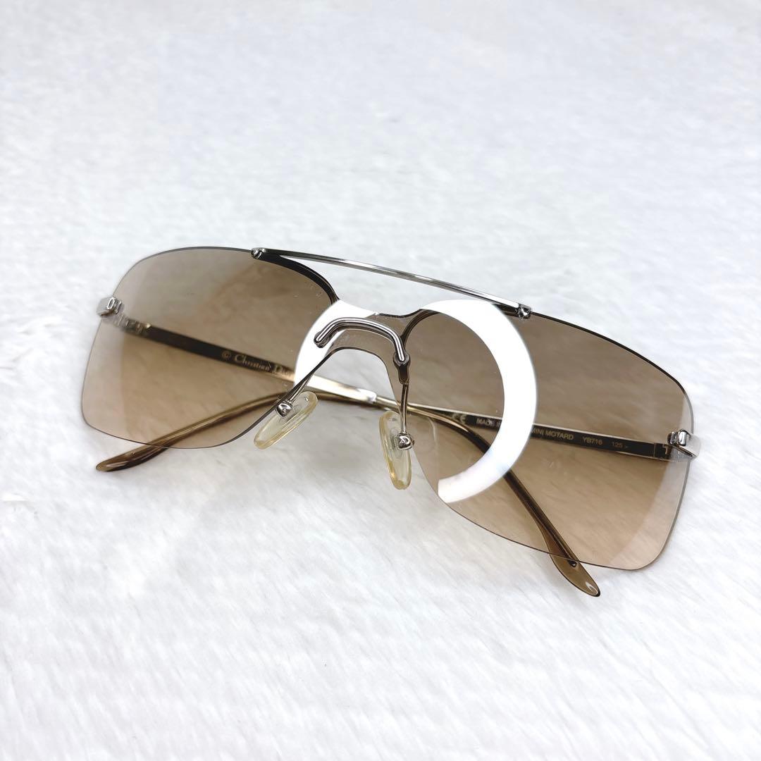 小物 Christian Dior Rimless Sunglasses Y2K