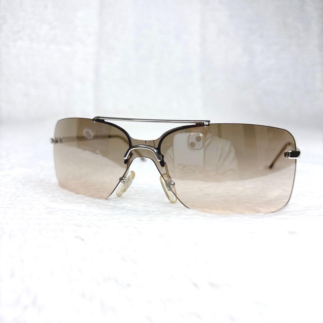 小物 Christian Dior Rimless Sunglasses Y2K