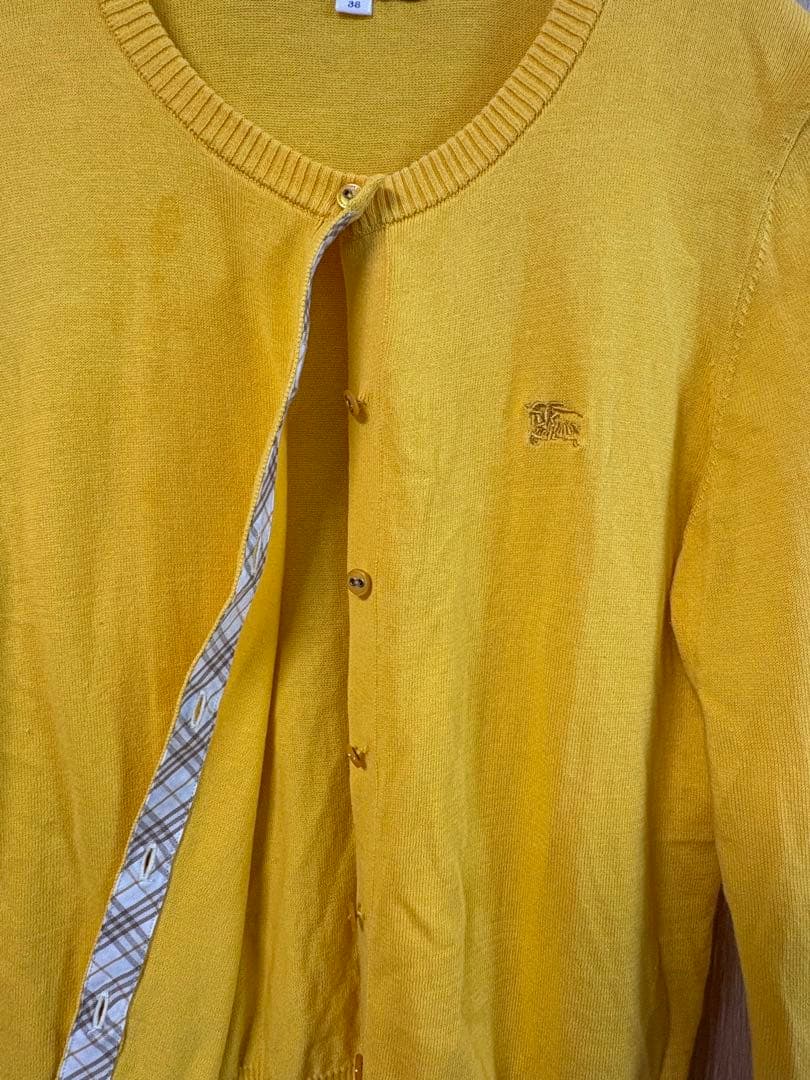 美品 BURBERRY BLUE LABEL カーディガン ノバチェック 38