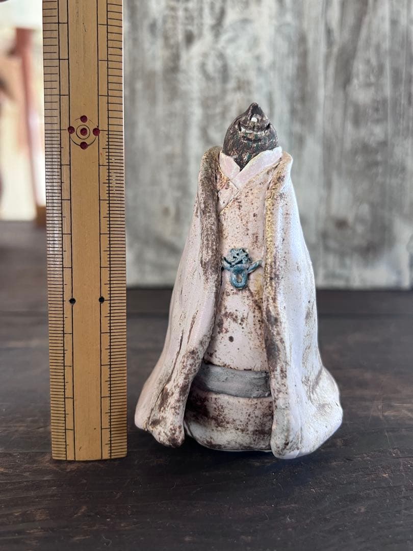土鈴 飯村わかな 鬼紳士 陶芸 陶人形 作家作品 ハンドメイド 妖怪 鬼