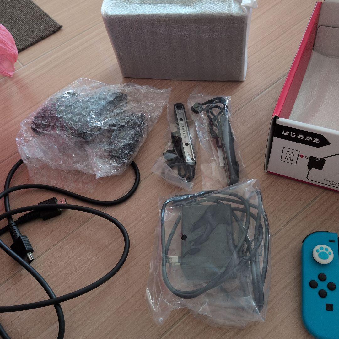 Nintendo Switch 本体 青/オレンジ 付属品全部有り動作確認済