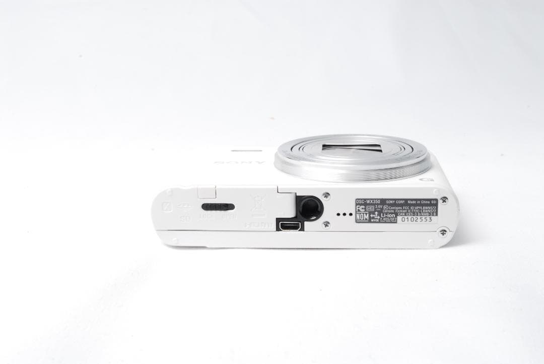 【美品】SONY DSC-WX350 ホワイト 20倍ズーム Wi-Fi