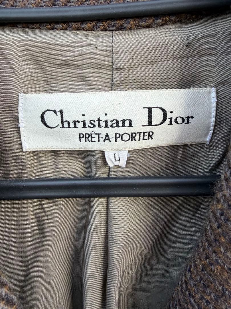 Christian Dior テーラードジャケット ブラウン