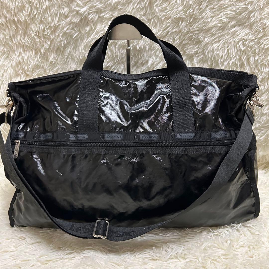 LESPORTSAC レスポートサック ボストンバッグ　2ウェイ　大容量　黒
