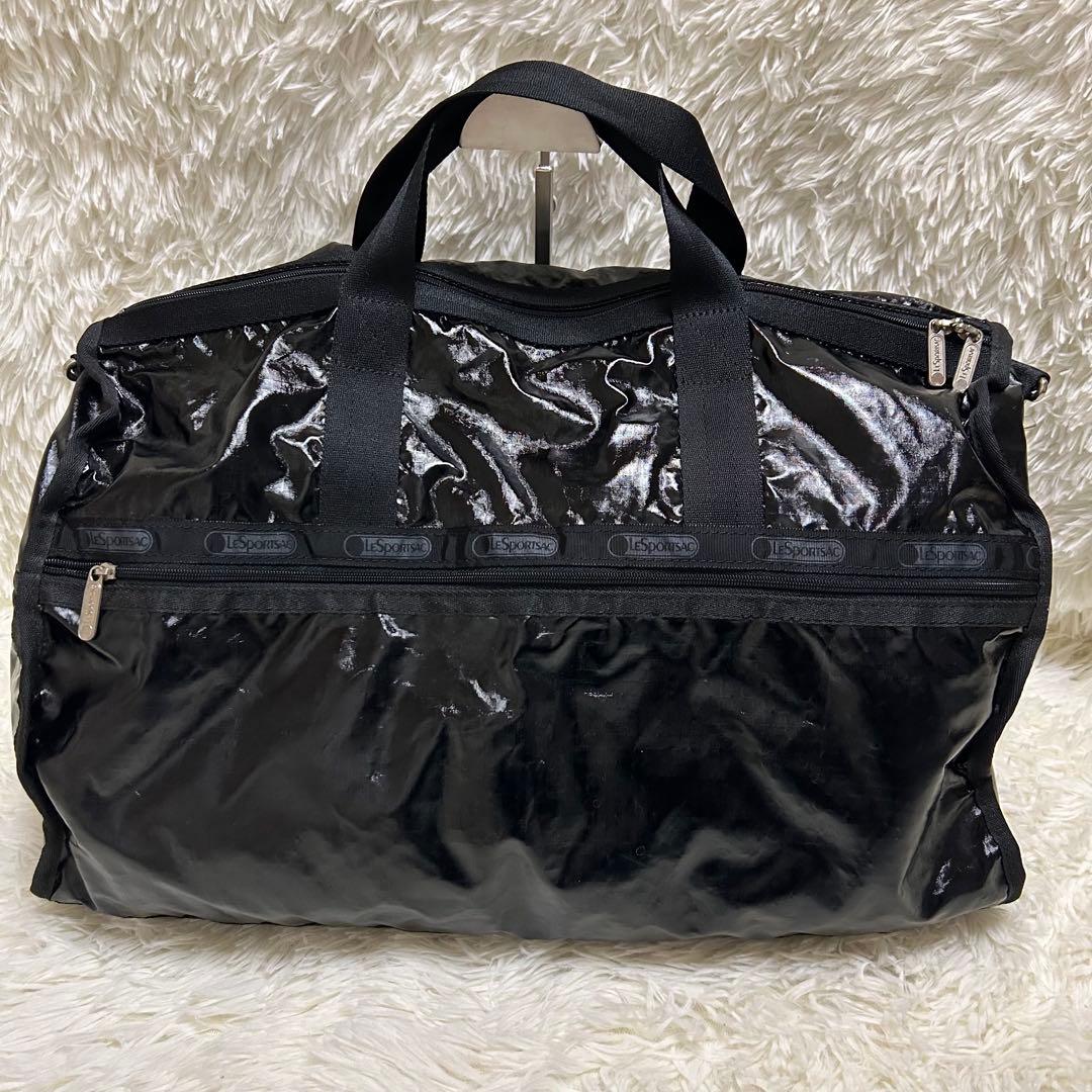 LESPORTSAC レスポートサック ボストンバッグ　2ウェイ　大容量　黒