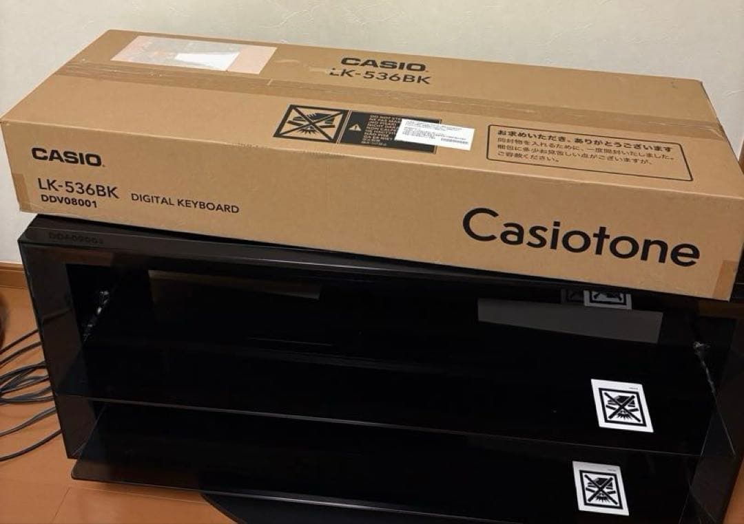 カシオ CASIO 光ナビゲーション キーボード LK-536 2025年製