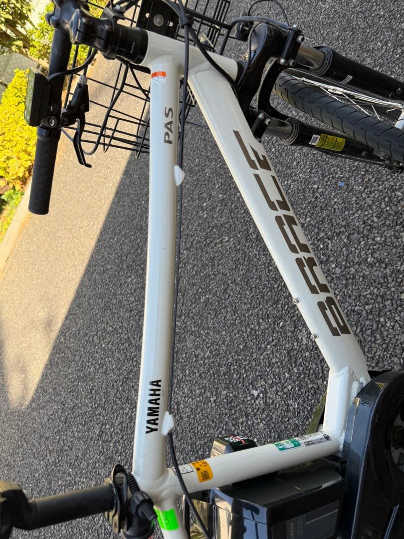 【TAKA4様】ヤマハ電動自転車　パス ブレイス　YAMAHA 2023年購入白