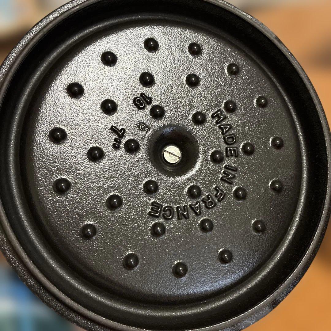 ストウブ鍋　staub ピコココット　18cm グレー