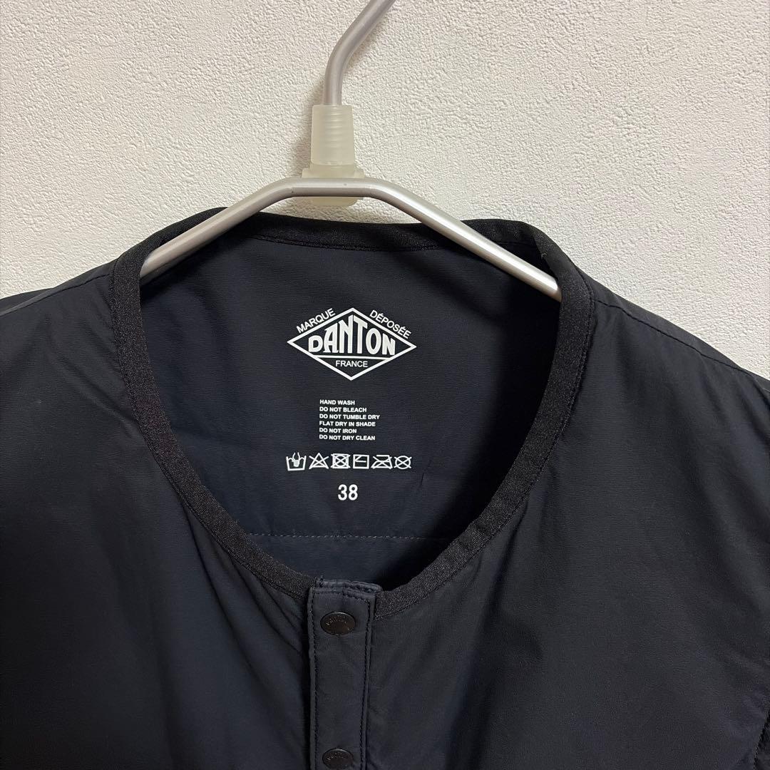 【美品】DANTON ダントン インサレーション ベストJD-8886 SBT黒
