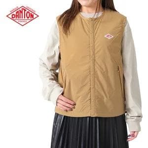 【美品】DANTON ダントン インサレーション ベストJD-8886 SBT黒