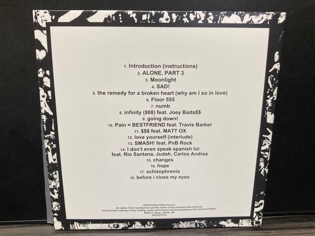 まとめて売りますバラ売り不可　 XXXTENTACION