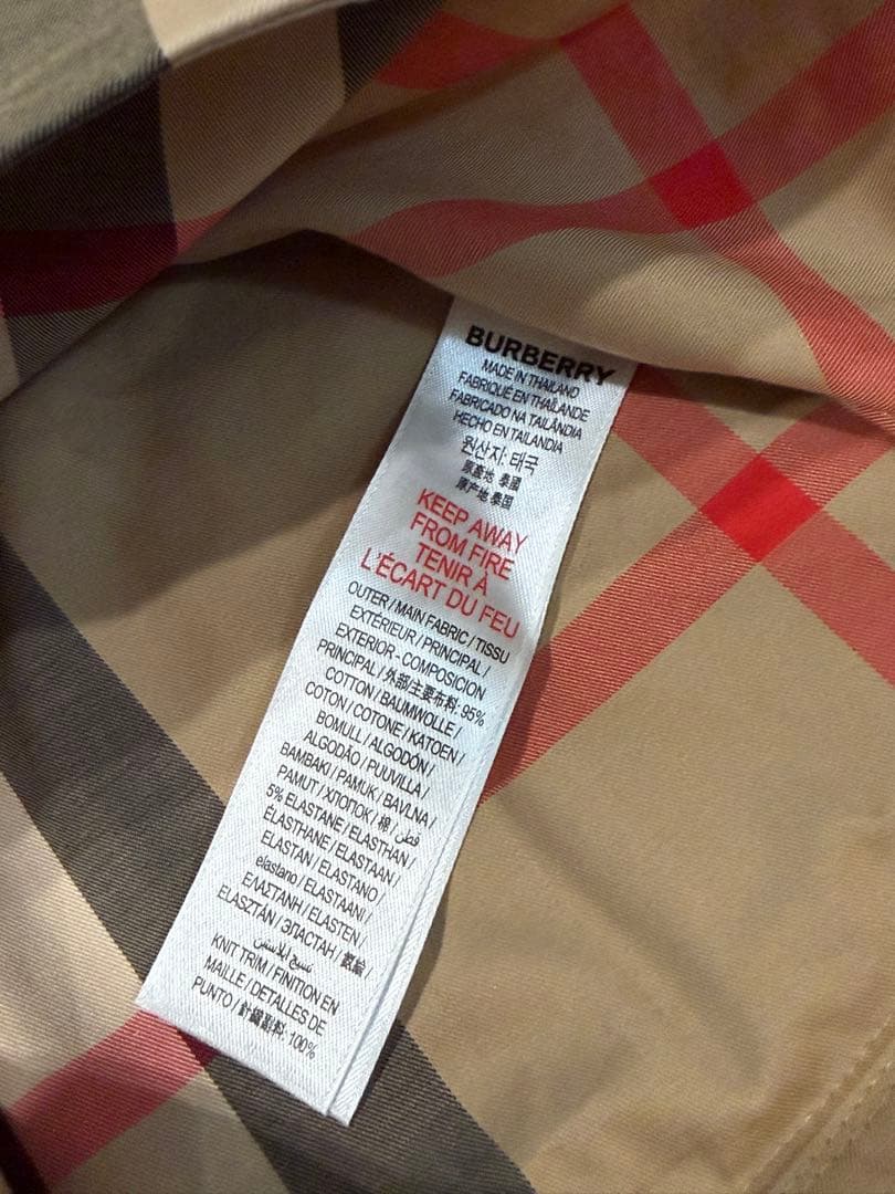 BURBERRY バーバリー チェック柄 ロンパース ワンピース 3M62cm