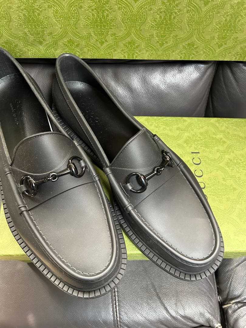 期間限定セール❗️GUCCIラバー ホースビット ローファー 29cm相当 11
